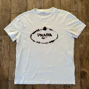 Prada | Shirts | Prada Graphic Tshirt With Vintage Logo